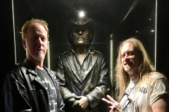 05 John Holfmann and Brian Ghoering at Lemmy Shrine