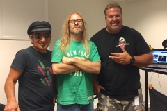 Interview at Brigade Radio One: Skull Maracas L-R: John Avila, John Holfmann & Ethan Dettenmaier